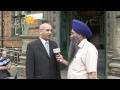 Councillor Gurdial Singh Atwal interviewing Keith Vaz